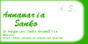 annamaria sanko business card